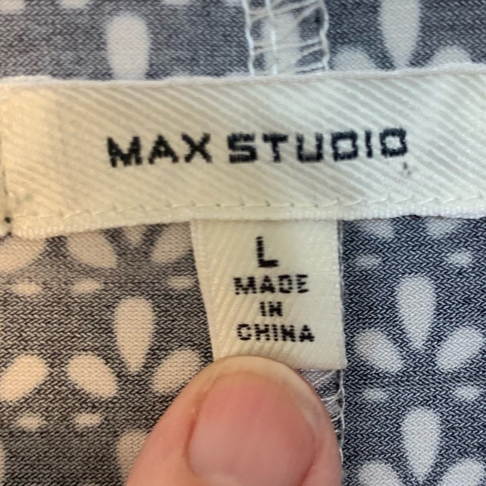 Max Studio Monochrome Patterned Garment - image 6